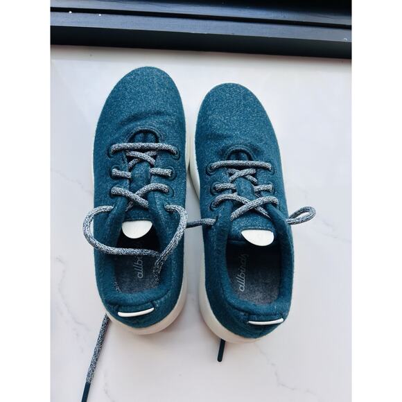 Allbirds Women’s Wool Runner Mizzle Aurora‎ Cream Sole Running Shoes Size 8 - Picture 1 of 10